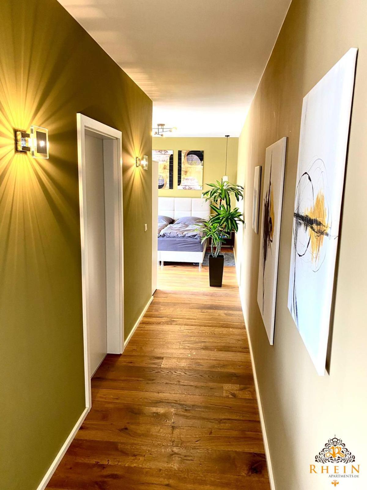 Top Modernes Rhein Apartment Vallendar mit Balkon Exterior foto