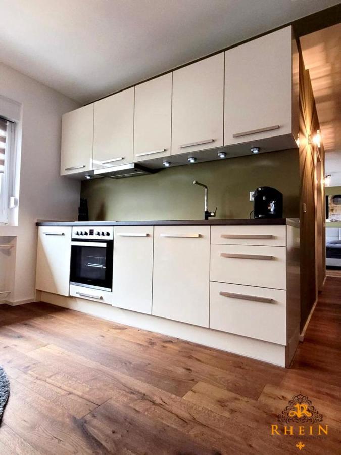 Top Modernes Rhein Apartment Vallendar mit Balkon Exterior foto