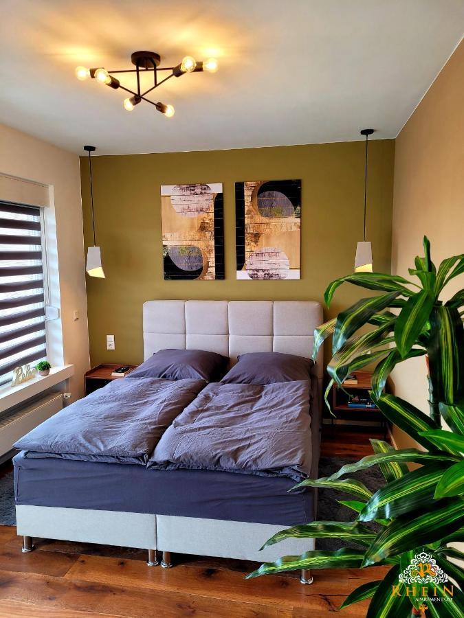 Top Modernes Rhein Apartment Vallendar mit Balkon Exterior foto